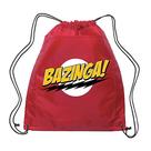 The Big Bang Theory (TV) - Bazinga! Red Drawstring Bag