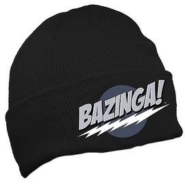 The Big Bang Theory (TV) - Bazinga! Black Knit Hat