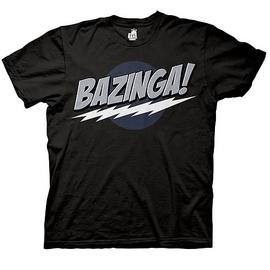 The Big Bang Theory (TV) - Bazinga! Black T-Shirt