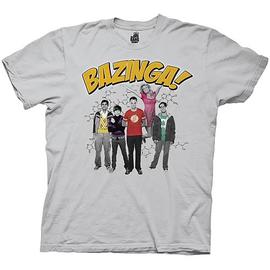 The Big Bang Theory (TV) - Bazinga Group Gray T-Shirt