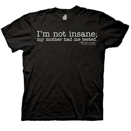 The Big Bang Theory (TV) - I'm Not Insane Black T-Shirt