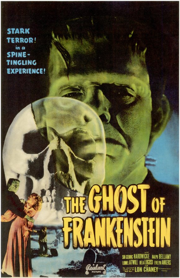 Image result for ghost of frankenstein poster