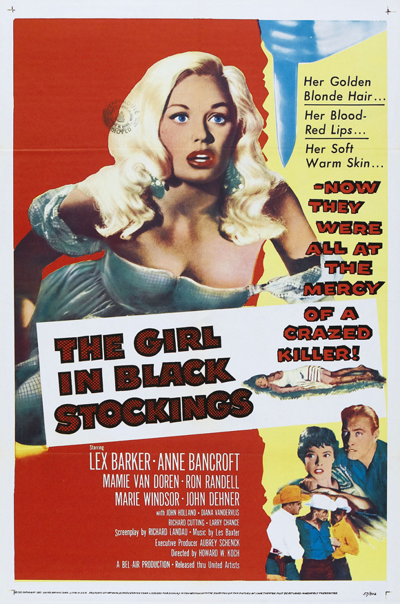 The Girl in Black Stockings movie