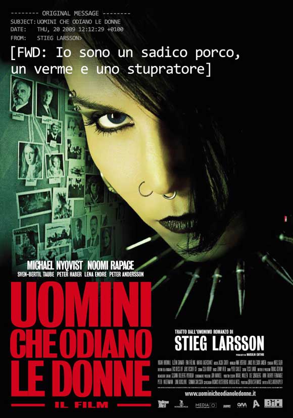 The Girl with the Dragon Tattoo - 11 x 17 Movie Poster - Italian Style A