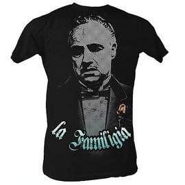 The Godfather - La Familigia Black T-Shirt