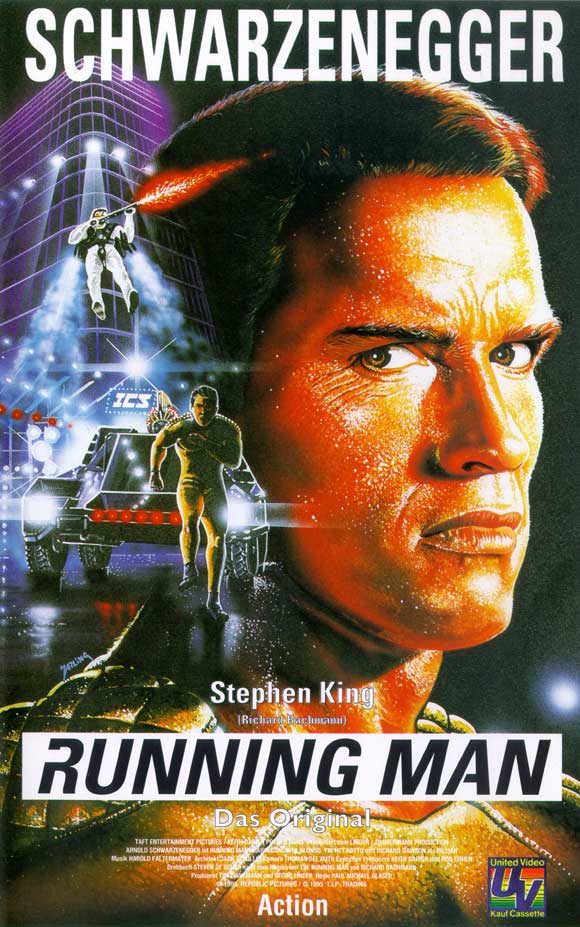 The Running Man Movie Posters From Movie Poster Shop