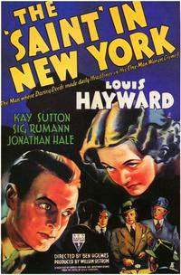 the saint in new york movie poster 1938 1010170616 - El Santo en Nueva York (1938) [DvdRip] [Dual Esp/Ing] [Intriga]