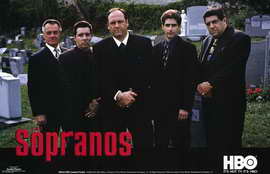 The Sopranos - 11 x 17 TV Poster - Style E