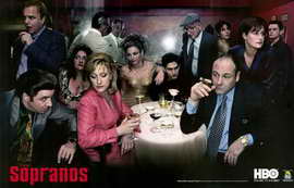 The Sopranos - 11 x 17 TV Poster - Style F