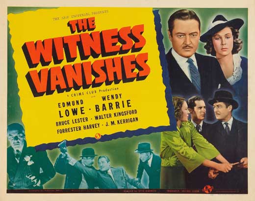 The Witness Vanishes movie
