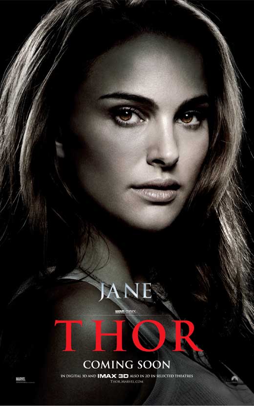 thor movie 2011 poster. Thor Jane Poster Natalie