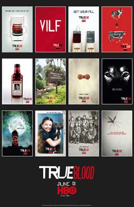 True Blood (TV) Season 3 - 27 x 40 TV Poster - Style K