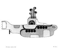 Yellow Submarine - 8 x 10 B&W Photo #3