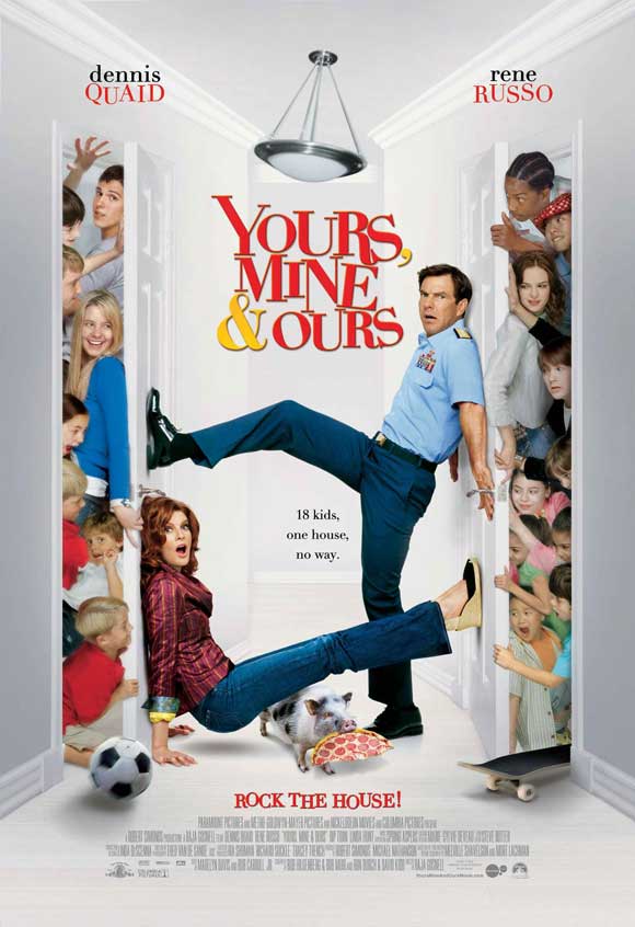 Yours, Mine and Ours - 11 x 17 Movie Poster - Style B