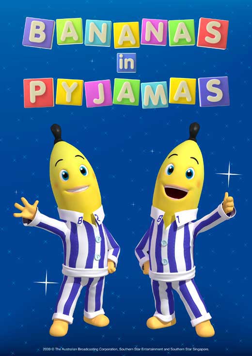 Bananas in Pyjamas: The Movie Movie Posters From Movie Poster Shop