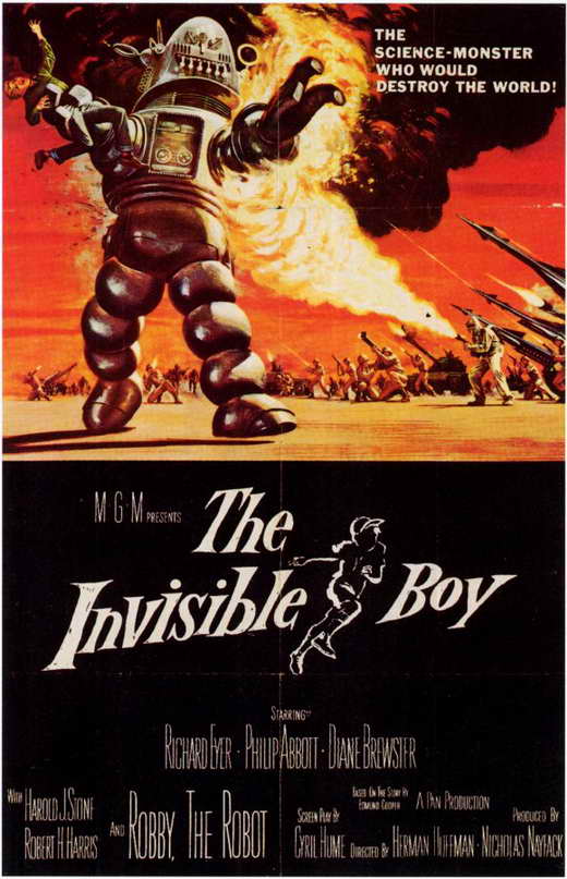Skynet'in Geçmişi: Terminator 2 ve Görünmez Çocuk 2 – the invisible boy movie poster 1957 1020143927