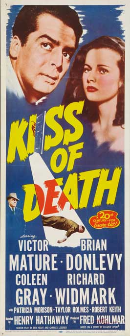 The Kiss of Death Movie Posters From Movie Poster Shop